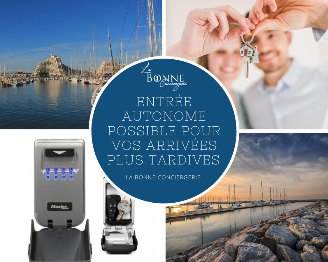 La Plage O Maeva - Vue Mer D'Exception - Parking Prive - Wifi - La Grande Motte 외부 사진